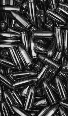 bullet, ammunition, black Wallpaper 600x1024