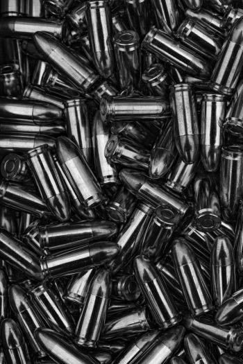bullet, ammunition, black Wallpaper 640x960