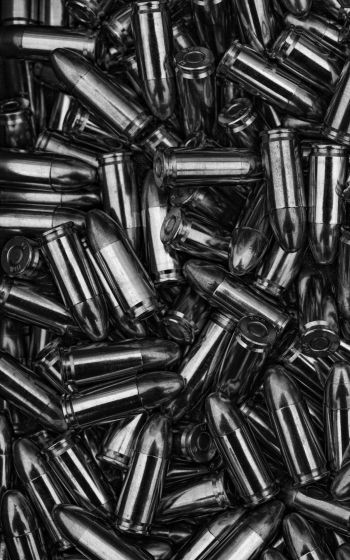 bullet, ammunition, black Wallpaper 800x1280