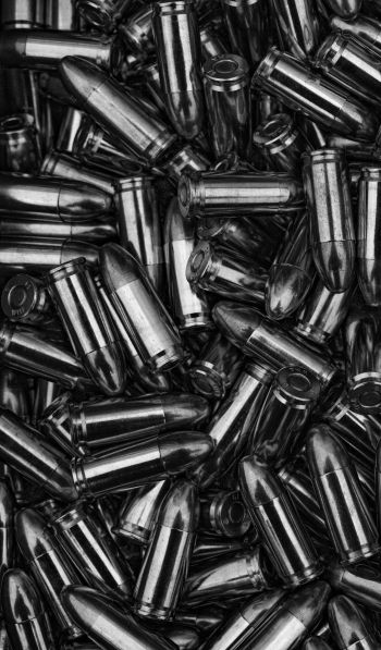 bullet, ammunition, black Wallpaper 600x1024