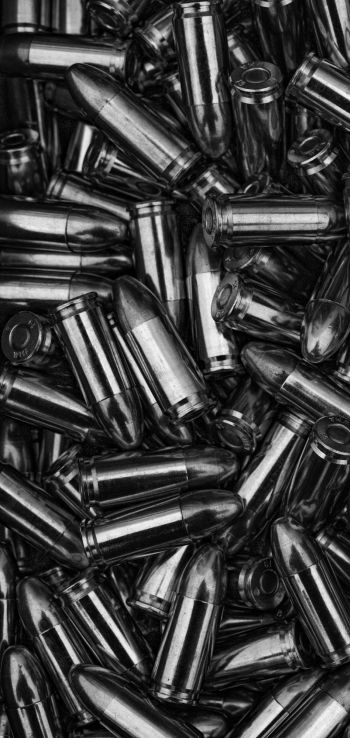 bullet, ammunition, black Wallpaper 720x1520