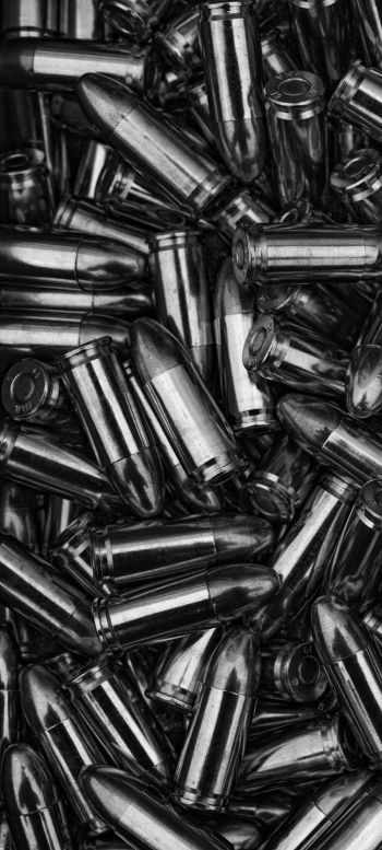 bullet, ammunition, black Wallpaper 720x1600