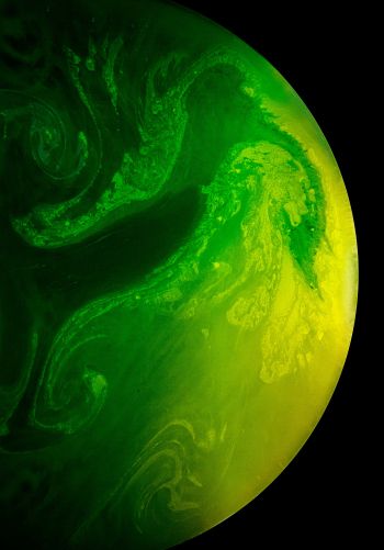 planet, green Wallpaper 1668x2388