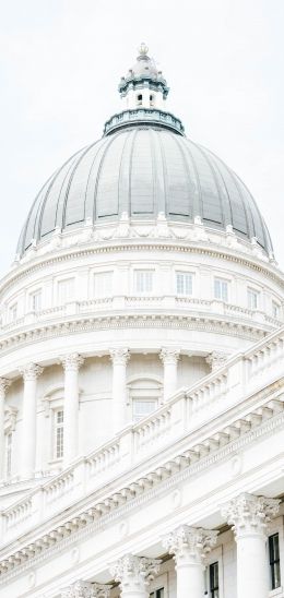 Capitol, white, building Wallpaper 1080x2280