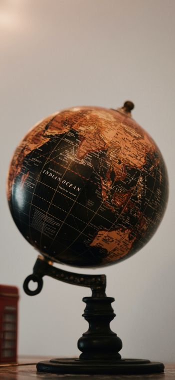 globe, aesthetics Wallpaper 1284x2778