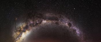 milky way, galaxy, stars Wallpaper 2560x1080