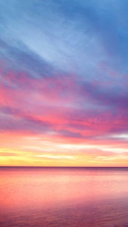 beach, sea, sunset Wallpaper 640x1136