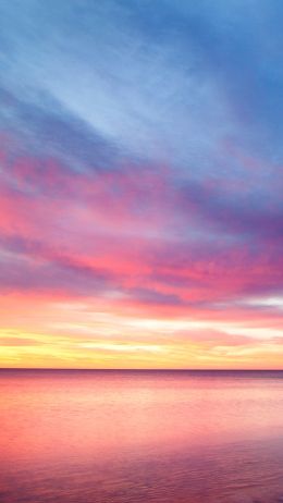 beach, sea, sunset Wallpaper 750x1334