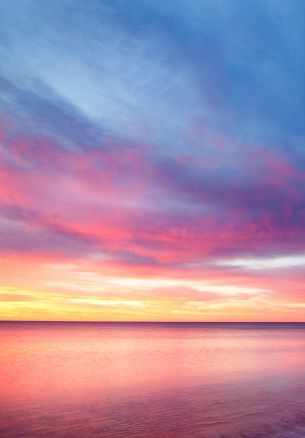 beach, sea, sunset Wallpaper 1640x2360