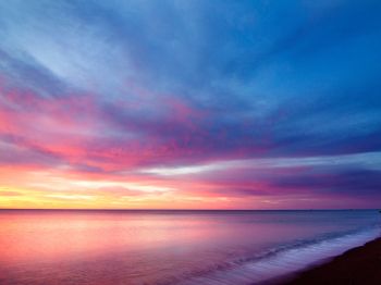 beach, sea, sunset Wallpaper 800x600
