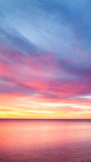 beach, sea, sunset Wallpaper 750x1334