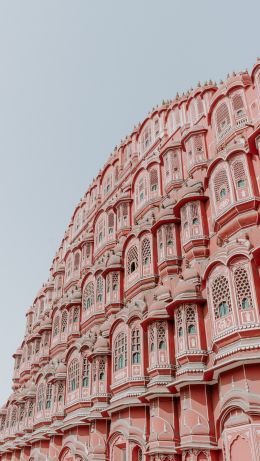 Hawa-Mahal, palace, India Wallpaper 640x1136