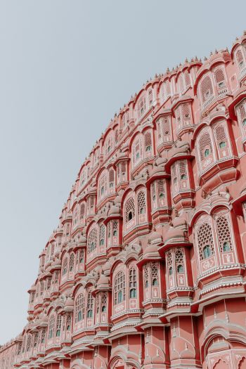 Обои 640x960 Хава-Махал, дворец, Индия