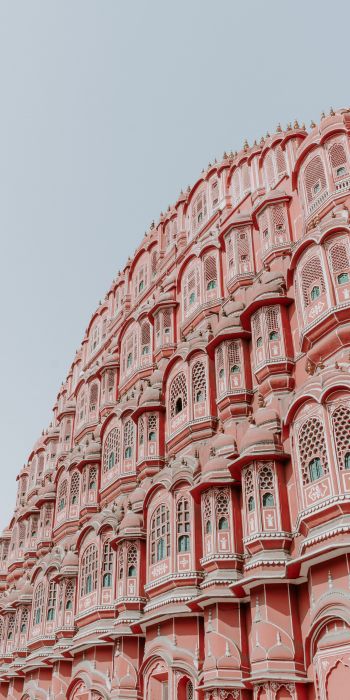 Hawa-Mahal, palace, India Wallpaper 720x1440