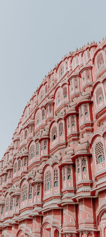 Hawa-Mahal, palace, India Wallpaper 1440x3200