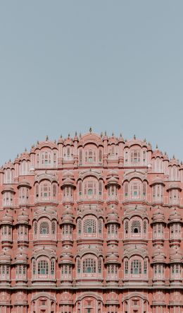 Hawa-Mahal, India, pink Wallpaper 600x1024