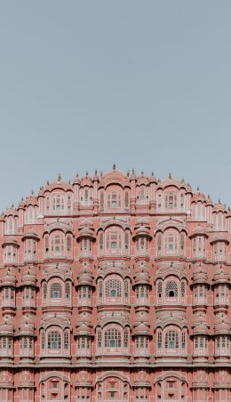 Hawa-Mahal, India, pink Wallpaper 4339x7552