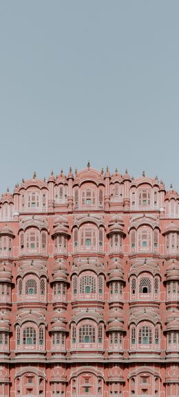 Hawa-Mahal, India, pink Wallpaper 1080x2400