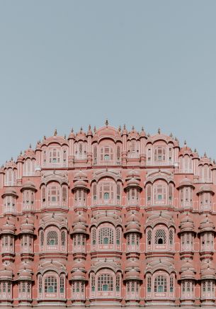 Hawa-Mahal, India, pink Wallpaper 1668x2388