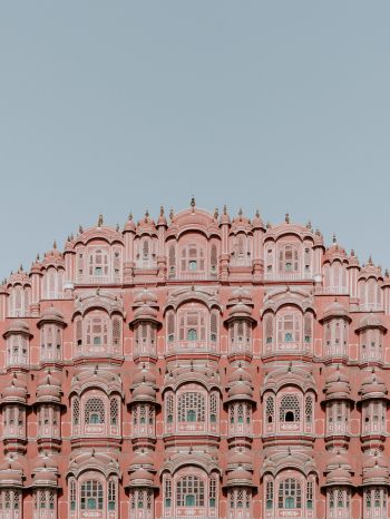Hawa-Mahal, India, pink Wallpaper 1620x2160