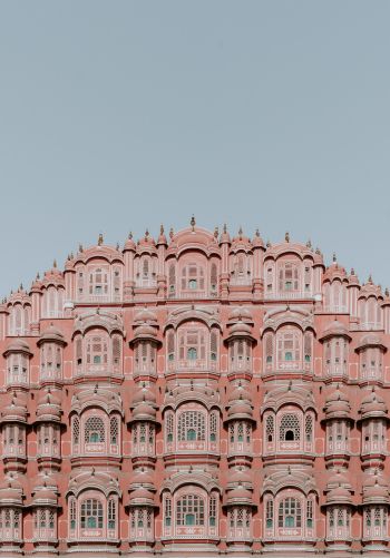 Hawa-Mahal, India, pink Wallpaper 1668x2388