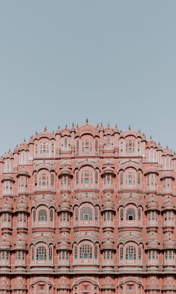 Hawa-Mahal, India, pink Wallpaper 1200x2000