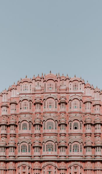Hawa-Mahal, India, pink Wallpaper 600x1024