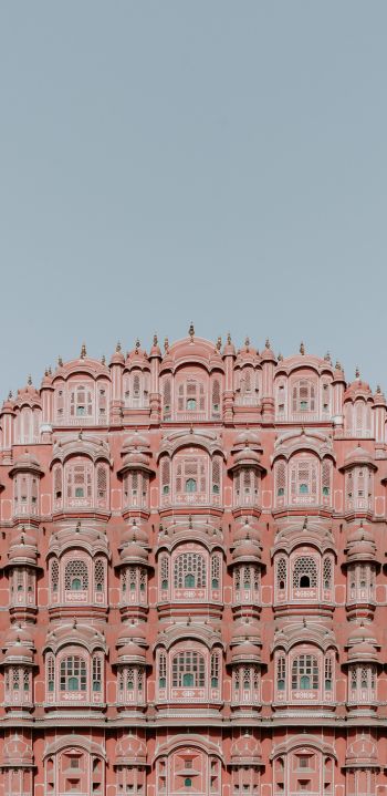 Hawa-Mahal, India, pink Wallpaper 1440x2960