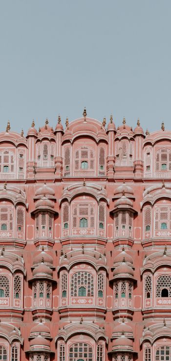 Hawa-Mahal, India, palace Wallpaper 1080x2280