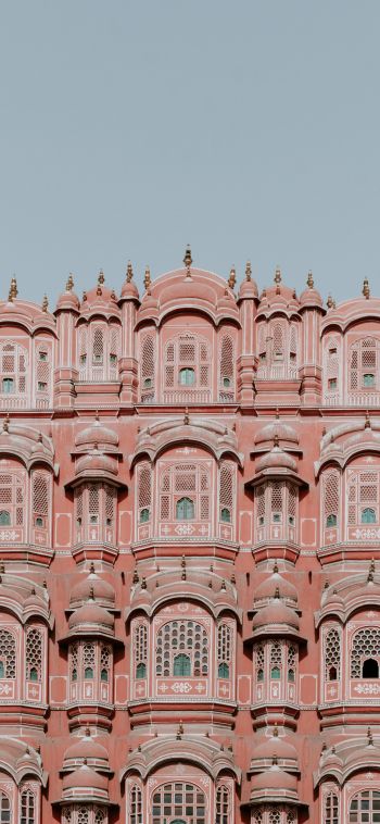 Hawa-Mahal, India, palace Wallpaper 1080x2340