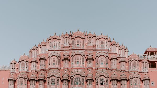 Hawa-Mahal, India, palace Wallpaper 1366x768