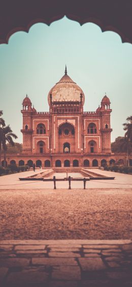 Safdarjanga Tomb, New Delhi, India Wallpaper 1080x2340