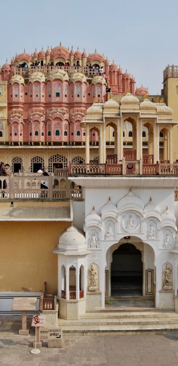 Обои 1080x2220 Хава-Махал, дворец, Индия
