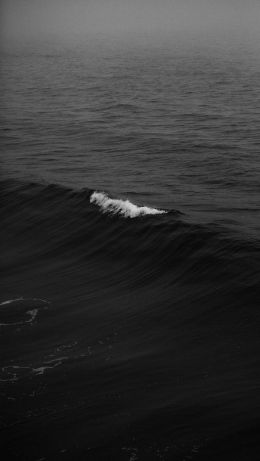 sea, black Wallpaper 640x1136