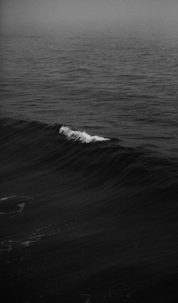 sea, black Wallpaper 600x1024