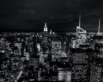 New York, USA, night Wallpaper 1280x1024