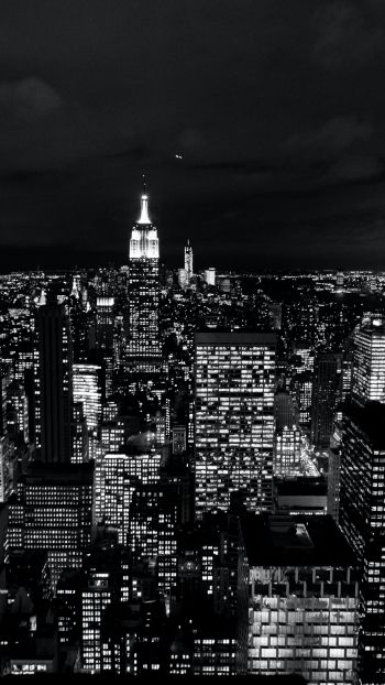 New York, USA, night Wallpaper 1440x2560