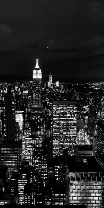 New York, USA, night Wallpaper 720x1440