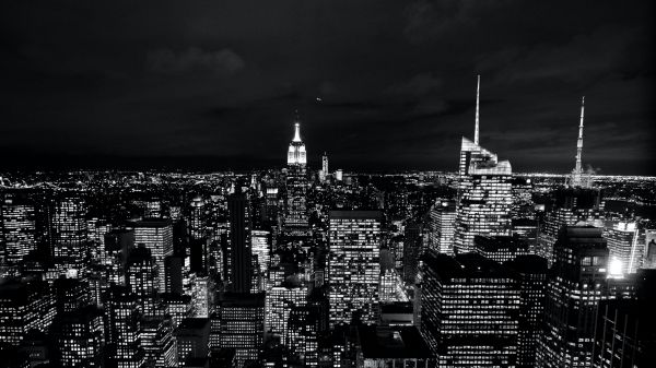 New York, USA, night Wallpaper 1920x1080