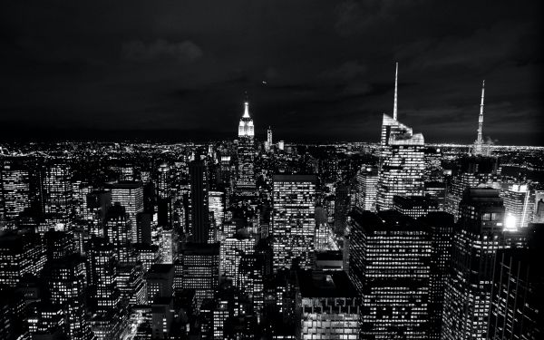 New York, USA, night Wallpaper 2560x1600