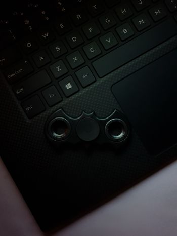 laptop, keyboard, black Wallpaper 1668x2224