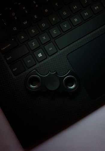 laptop, keyboard, black Wallpaper 1668x2388