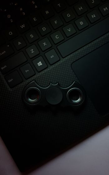 laptop, keyboard, black Wallpaper 1600x2560